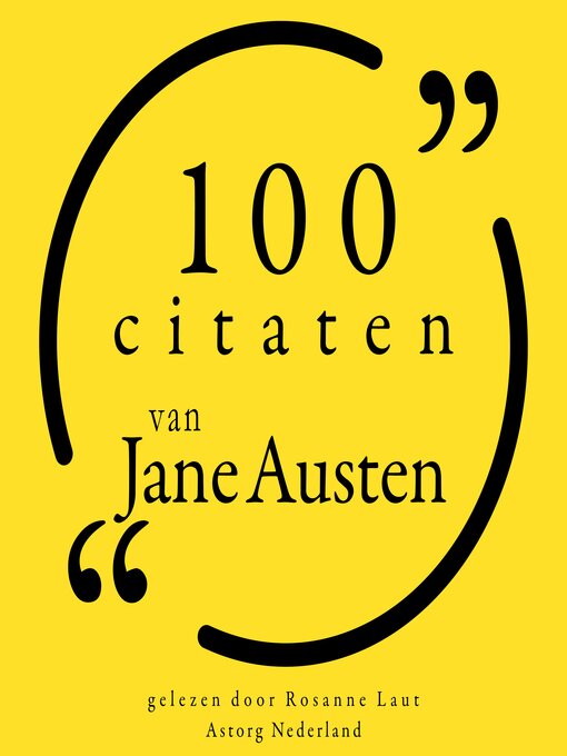 Title details for 100 citaten van Jane Austen by Jane Austen - Available